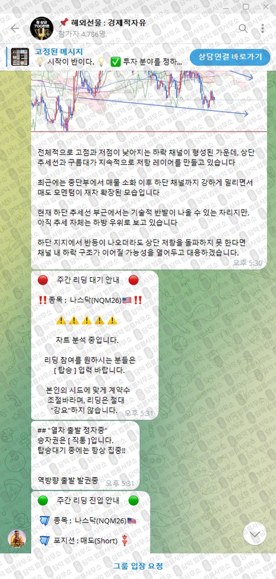 이 사진은 담덕법률사무소에서 캡쳐해둔 경제적자유(VIP) 웹사이트 캡쳐 사진이며 URL은 t.me 입니다.