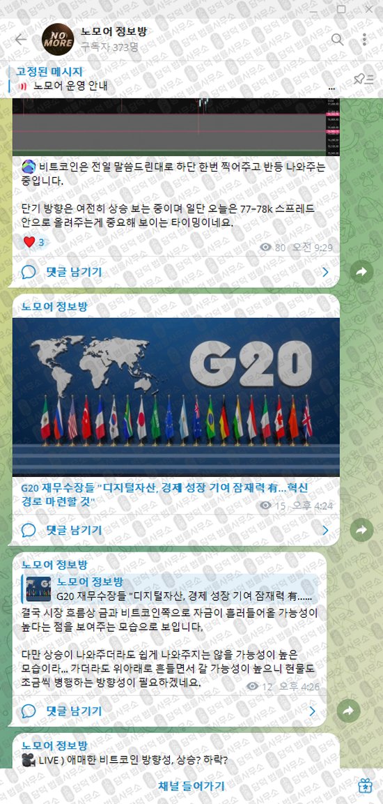 이 사진은 담덕법률사무소에서 캡쳐해둔 노모어(VIP) 웹사이트 캡쳐 사진이며 URL은 t.me 입니다.