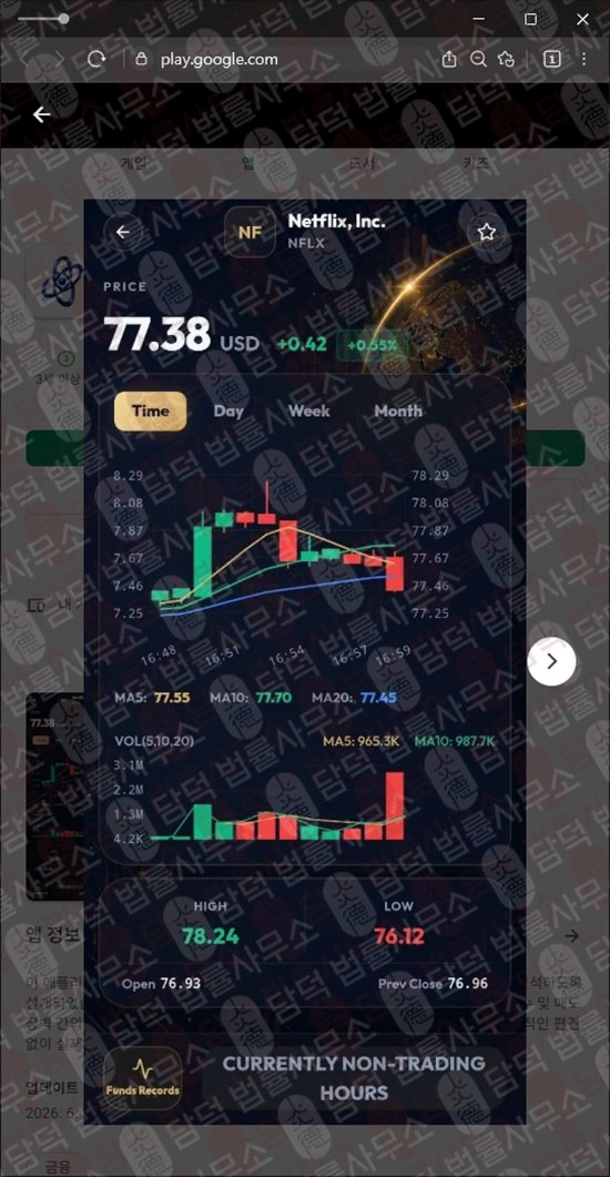 이 사진은 담덕법률사무소에서 캡쳐해둔 주의보(ARESTOP) 웹사이트 캡쳐 사진이며 URL은 bitvortex.com 입니다.