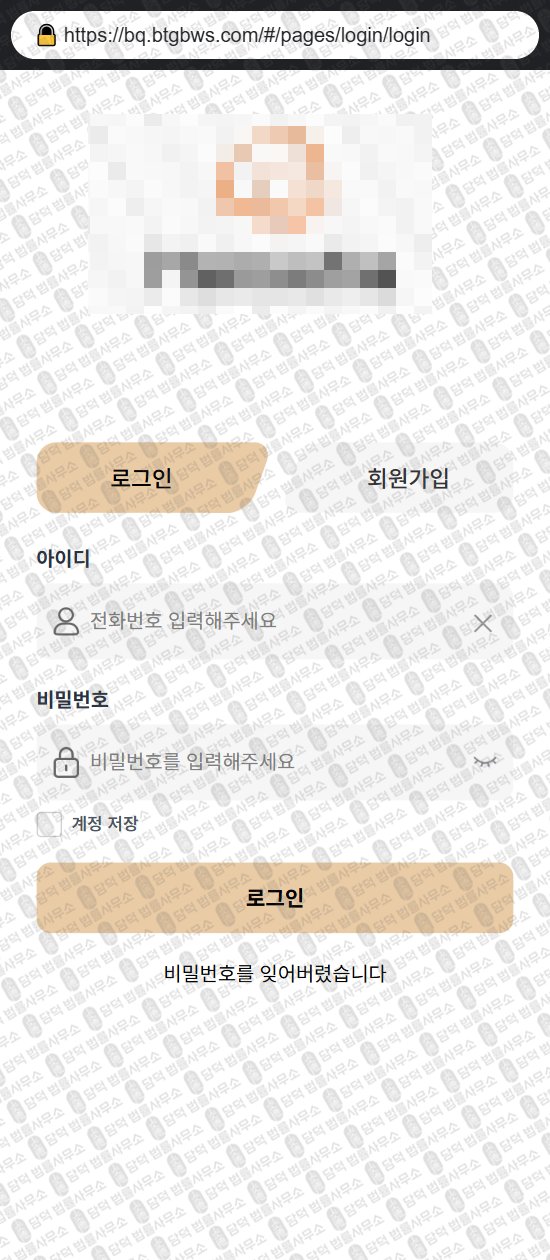 이 사진은 담덕법률사무소에서 캡쳐해둔 국내(IPO) 웹사이트 캡쳐 사진이며 URL은 btgbws.com 입니다.
