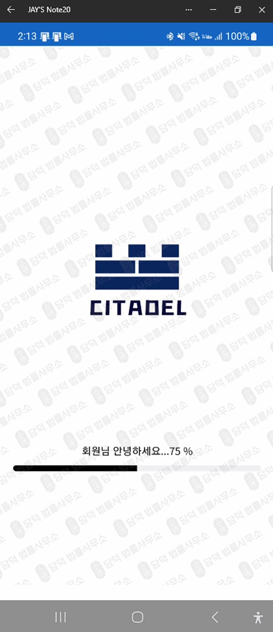 이 사진은 담덕법률사무소에서 캡쳐해둔 사칭(CIT PRO) 웹사이트 캡쳐 사진이며 URL은 google.com 입니다.