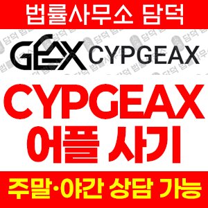 구글(CYPGEAX) 사기 피해 정보 · 담덕법률사무소