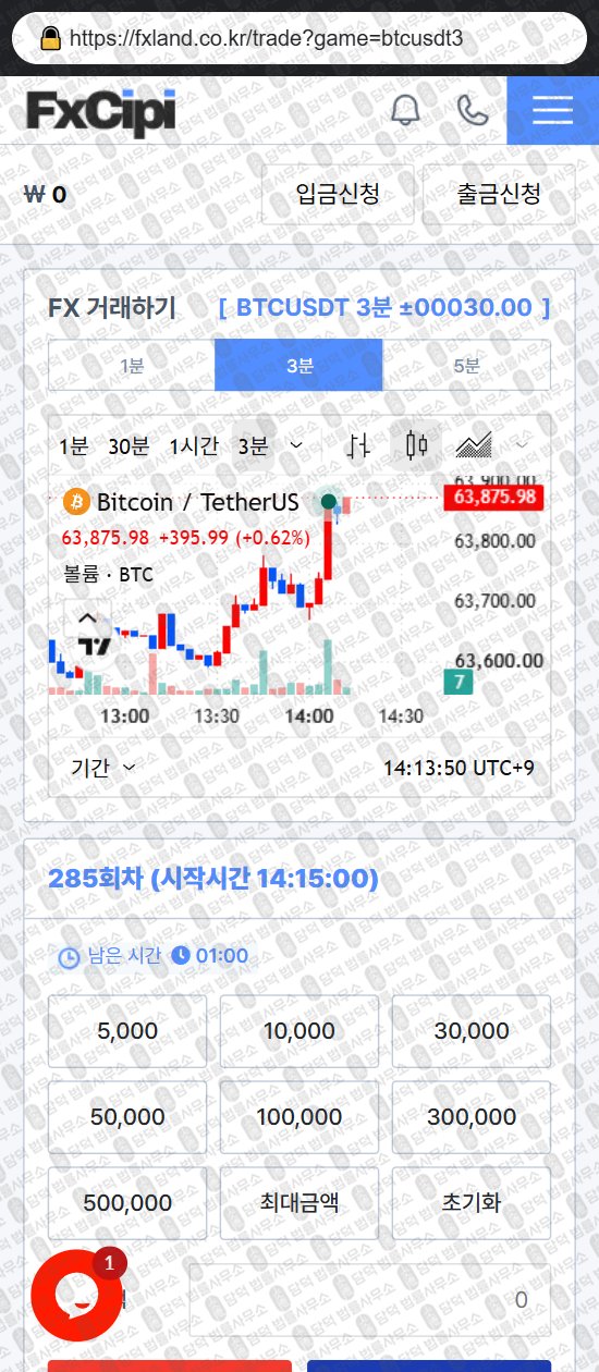 이 사진은 담덕법률사무소에서 캡쳐해둔 시피(FXCIPI) 웹사이트 캡쳐 사진이며 URL은 fxcipitrading.com 입니다.