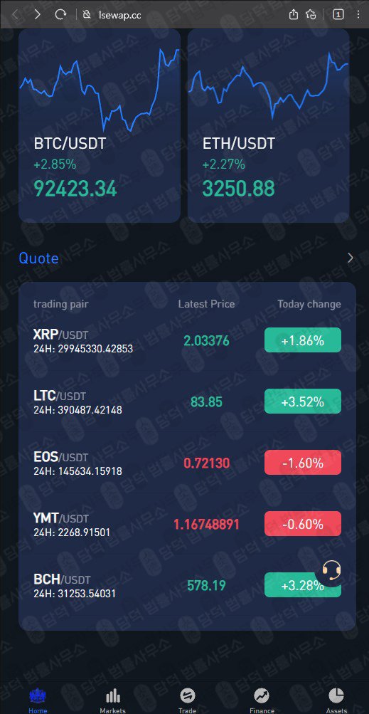 이 사진은 담덕법률사무소에서 캡쳐해둔 런던거래소(LSE) 웹사이트 캡쳐 사진이며 URL은 lsewap.cc 입니다.
