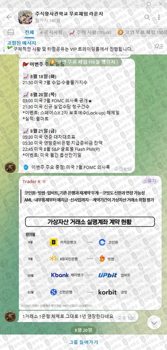 이 사진은 담덕법률사무소에서 캡쳐해둔 주식왕사관학교(VIP) 웹사이트 캡쳐 사진이며 URL은 t.me 입니다.