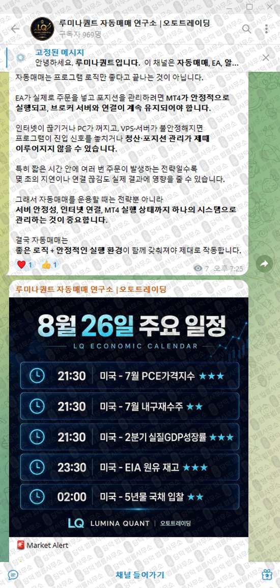 이 사진은 담덕법률사무소에서 캡쳐해둔 루미나퀀트(EA) 웹사이트 캡쳐 사진이며 URL은 t.me 입니다.