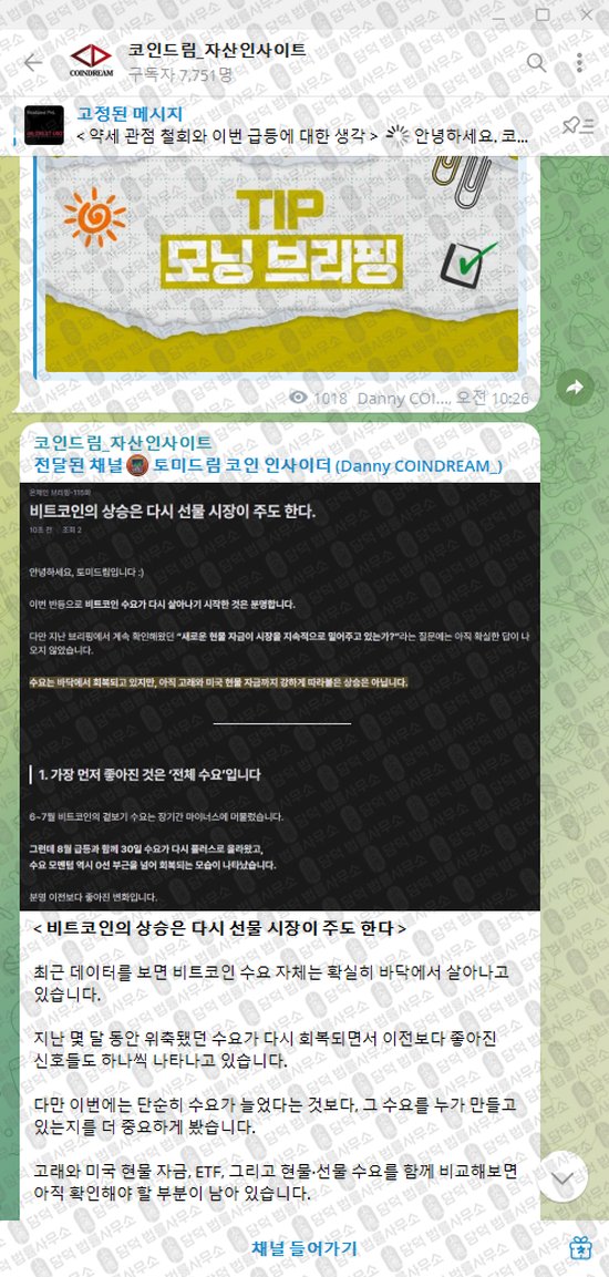 이 사진은 담덕법률사무소에서 캡쳐해둔 코인드림(VIP) 웹사이트 캡쳐 사진이며 URL은 t.me 입니다.