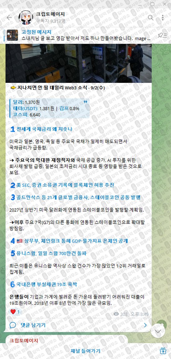 이 사진은 담덕법률사무소에서 캡쳐해둔 크립토메이지(VIP) 웹사이트 캡쳐 사진이며 URL은 t.me 입니다.