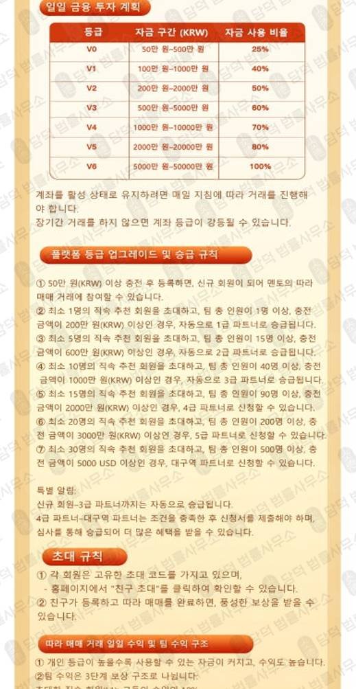 이 사진은 담덕법률사무소에서 캡쳐해둔 사기주의(TQIS) 웹사이트 캡쳐 사진이며 URL은 v2hanguogupiao.com 입니다.