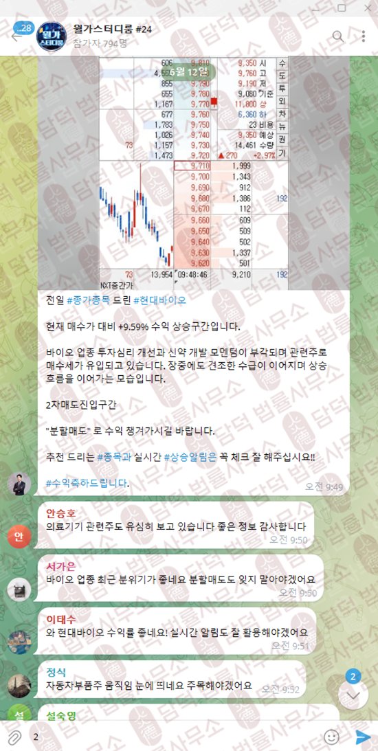 이 사진은 담덕법률사무소에서 캡쳐해둔 월가스터디룸(Wall Street) 관련 자료 사진입니다.